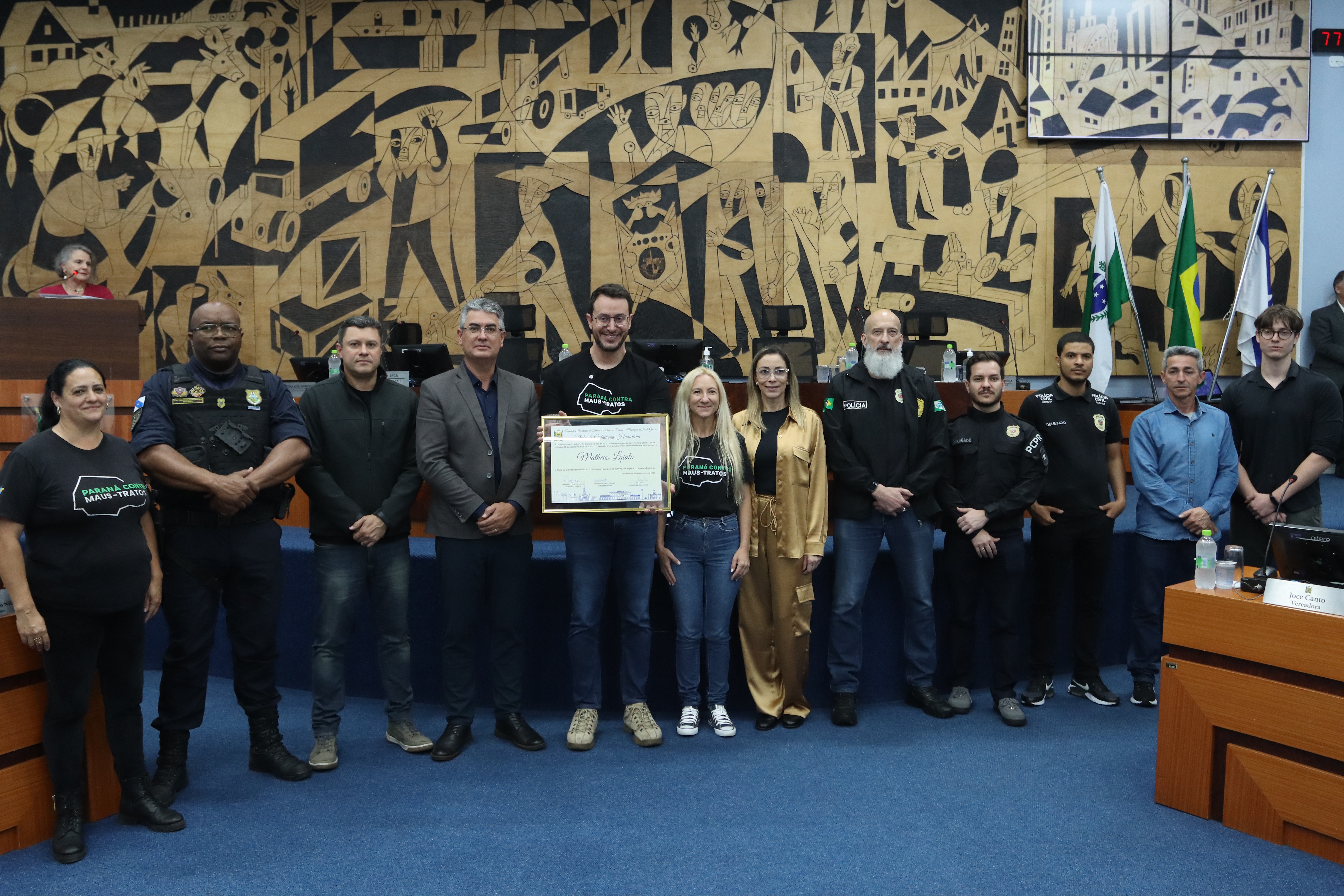 CMPG entrega título de Cidadão Honorário ao Deputado Federal Matheus Laiola