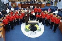 Coral do Arautos do Evangelho se apresenta na Câmara 