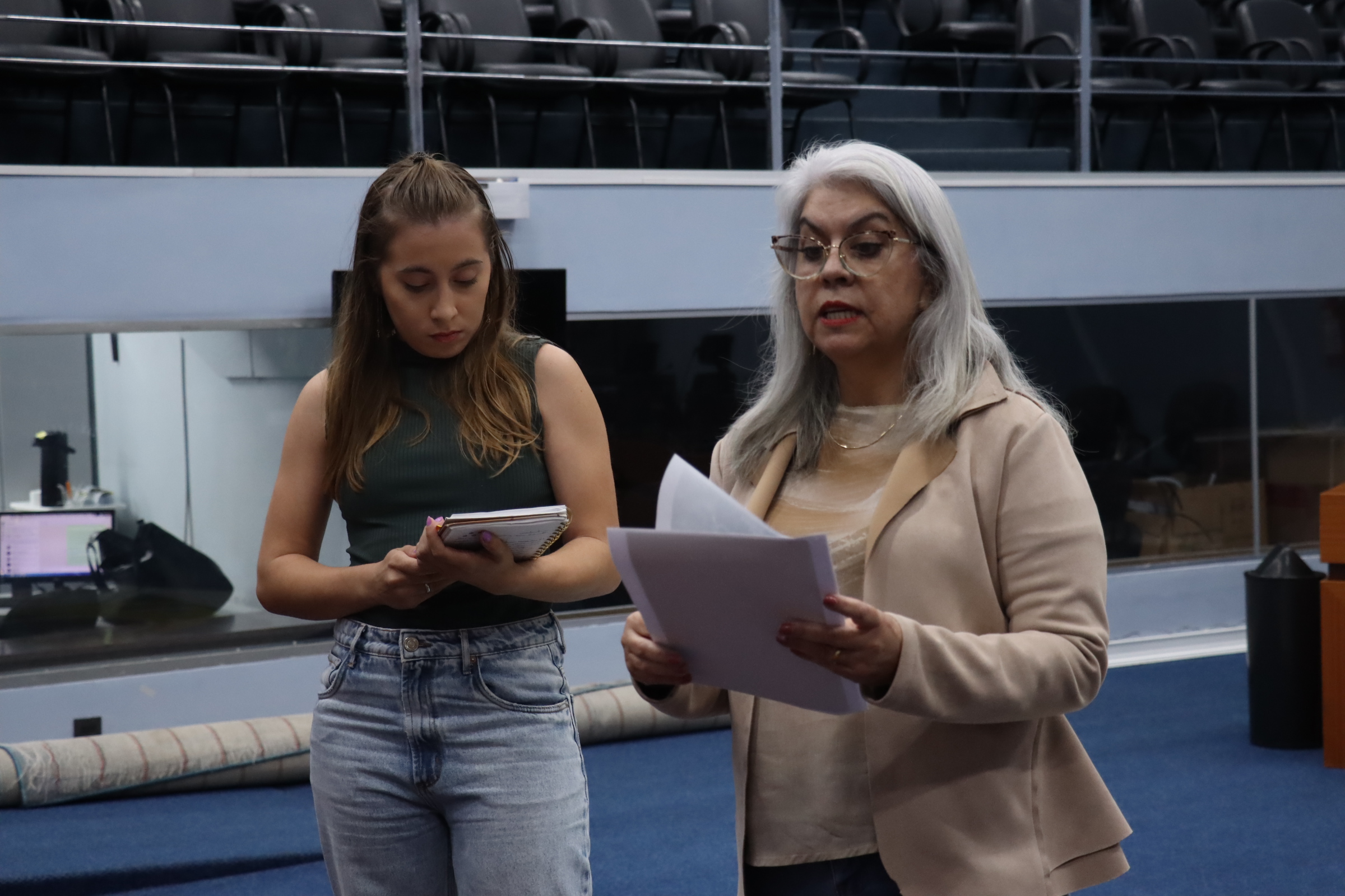 Estagiários da Câmara participam de debate sobre os impactos das discussões ambientais na saúde mental