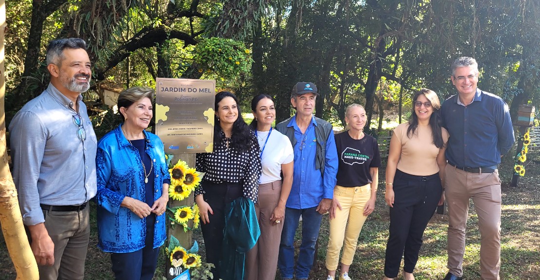 Jardim do Mel é inaugurado no Spa Med Pet como novo marco do Projeto Poliniza PG