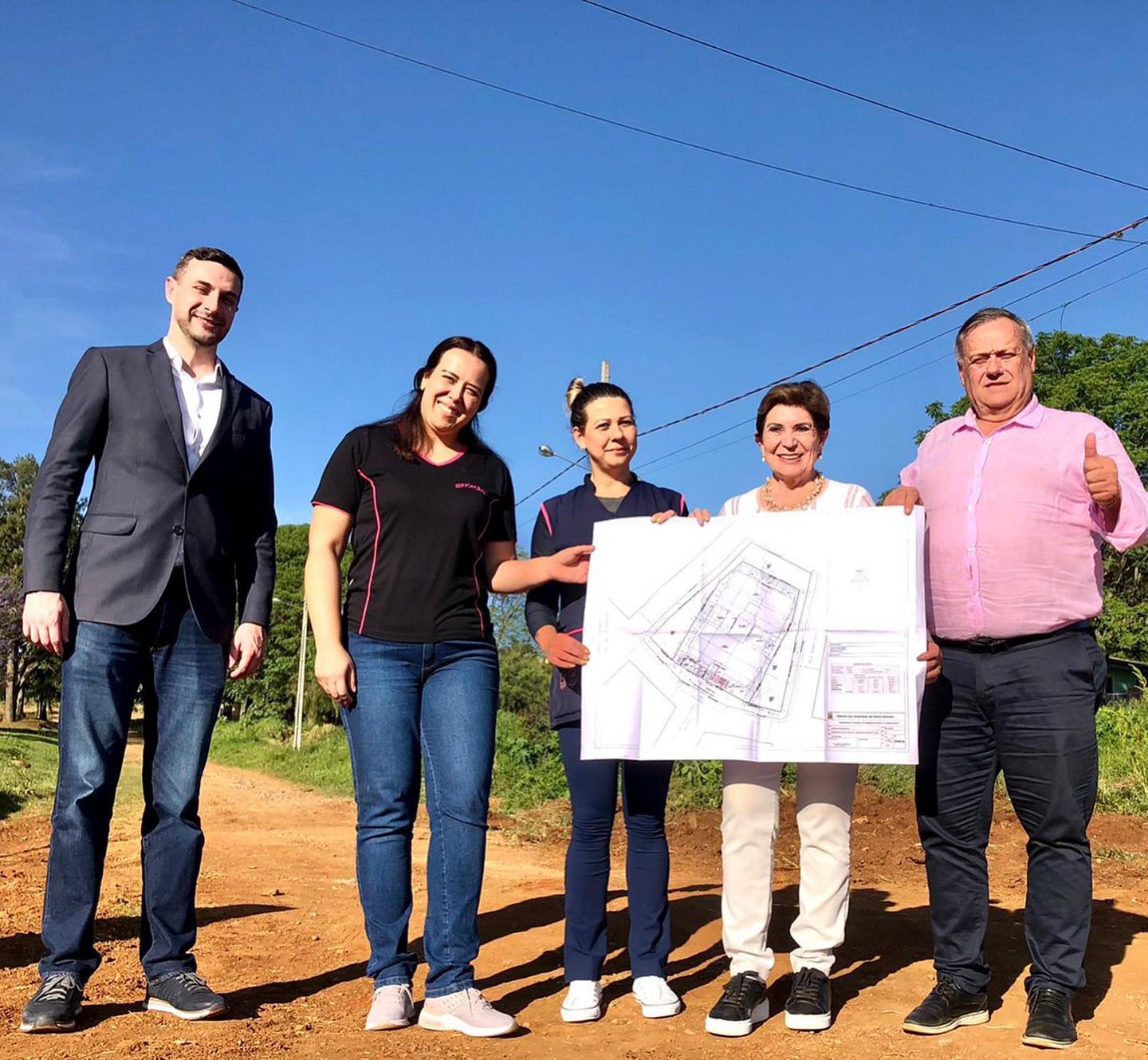 Paulo Balansin comemora a construção de novo CMEI no Jardim Santa Luiza