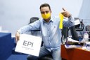 Vereador George protesta contra qualidade de EPIs