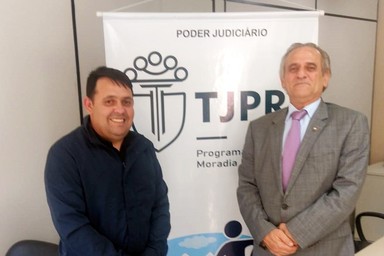 Vereador Professor Careca visita TJPR para acelerar regularizações fundiárias