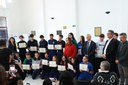 Vereadores eleitos para o Câmara Jovem são diplomados para o mandato em cerimônia no Fórum Eleitoral